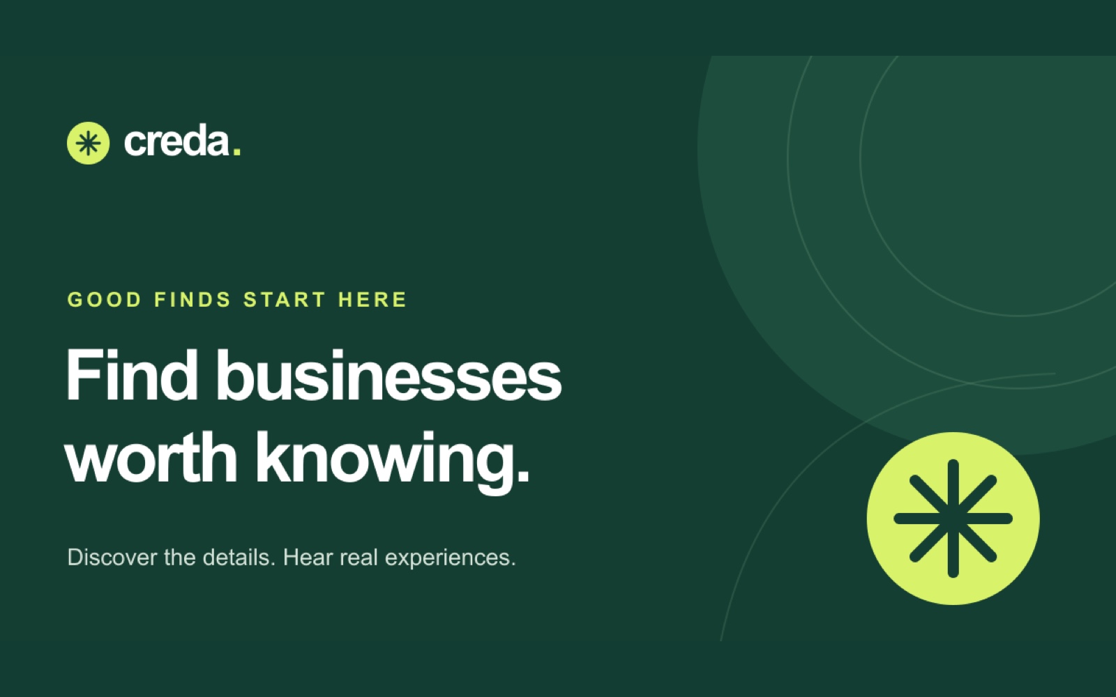 Creda interface